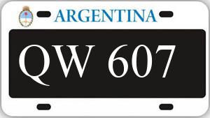 Patente AA607QW