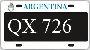 Patente AA726QX