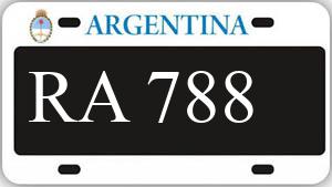 Patente AA788RA