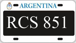 Patente RCS851