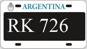 Patente AA726RK