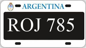 Patente ROJ785