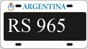Patente AA965RS