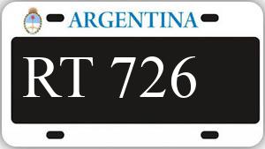 Patente AA726RT