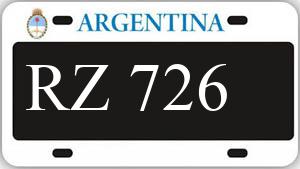 Patente AA726RZ