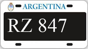 Patente AA847RZ