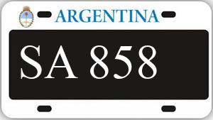 Patente AA858SA