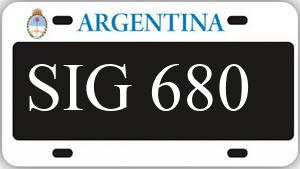 Patente SIG680