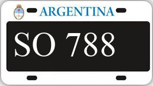 Patente AA788SO