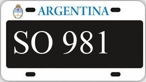 Patente AA981SO