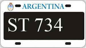 Patente AA734ST