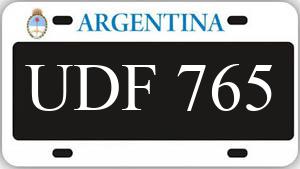 Patente UDF765