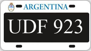 Patente UDF923