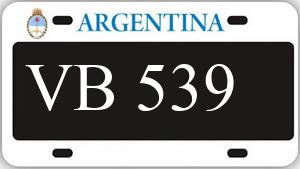 Patente AA539VB