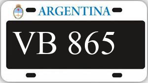 Patente AA865VB