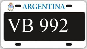 Patente AA992VB