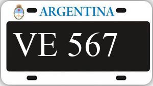 Patente AA567VE