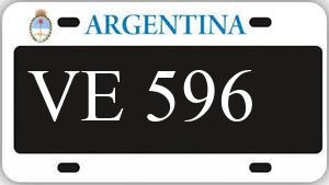 Patente AA596VE