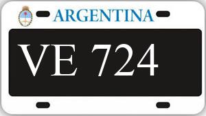 Patente AA724VE