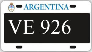 Patente AA926VE