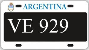 Patente AA929VE