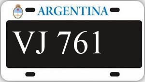Patente AA761VJ