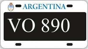 Patente AA890VO