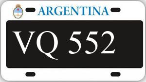 Patente AA552VQ