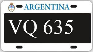 Patente AE635VQ