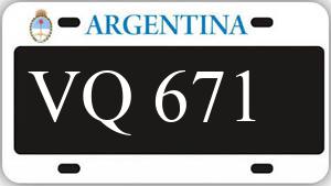 Patente AE671VQ