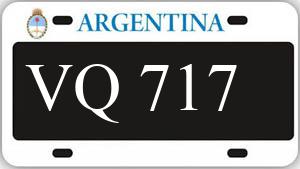 Patente AA717VQ