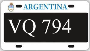Patente AA794VQ