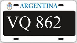 Patente AA862VQ