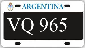 Patente AA965VQ
