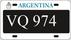 Patente AA974VQ
