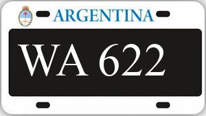 Patente AA622WA