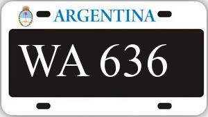 Patente AA636WA