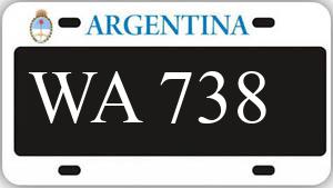 Patente AA738WA