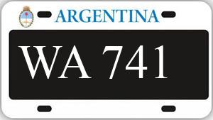 Patente AA741WA