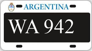 Patente AA942WA