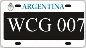 Patente WCG007