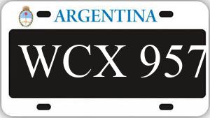 Patente WCX957