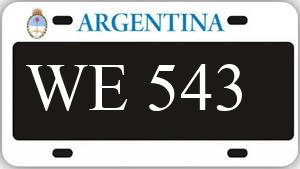 Patente AA543WE