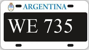 Patente AA735WE
