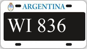 Patente AA836WI