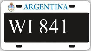 Patente AA841WI