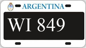 Patente AA849WI