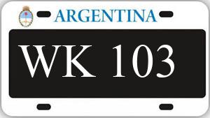 Patente AA103WK