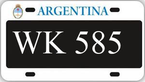 Patente AA585WK