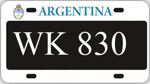 Patente AA830WK
